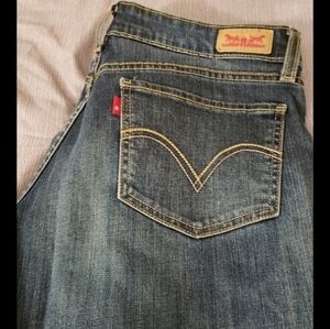 Levi's 518 Superlow Dark Blue Jeans